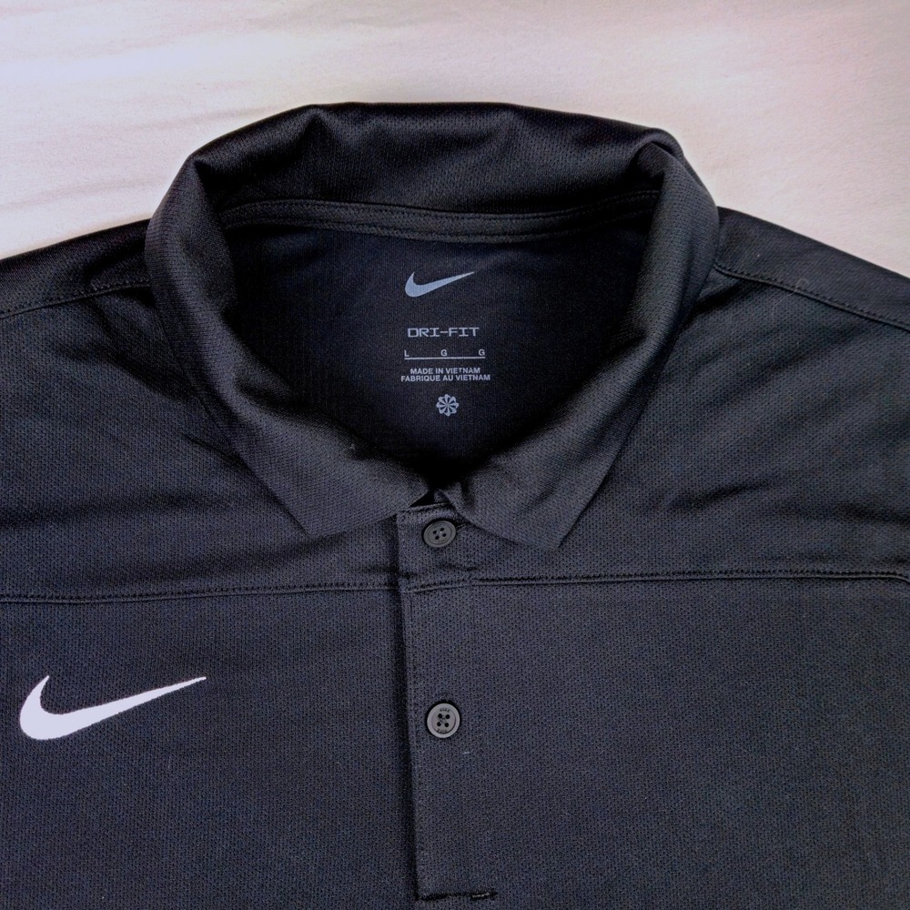 Nike Mens Dri-FIT Performance Polo Shirt Black HF7129-010 Size Large NWT - Picture 2 of 9